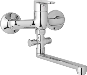 JB Sanitary Nástěnná umyvadlová a sprchová baterie TIRA, rozteč 150 mm, bez příslušenství, ramínko 300 mm D10 36 10