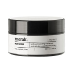 Meraki Tělový peeling Silky Mist 200 ml, černá barva, bílá barva
