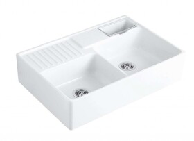 VILLEROY & BOCH - Dřezy Keramický dřez 90x63 cm, CeramicPlus, alpská bílá 632391R1