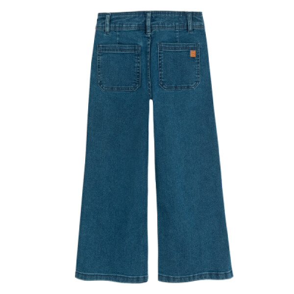 Široké džíny s kapsami- modré - 110 DENIM