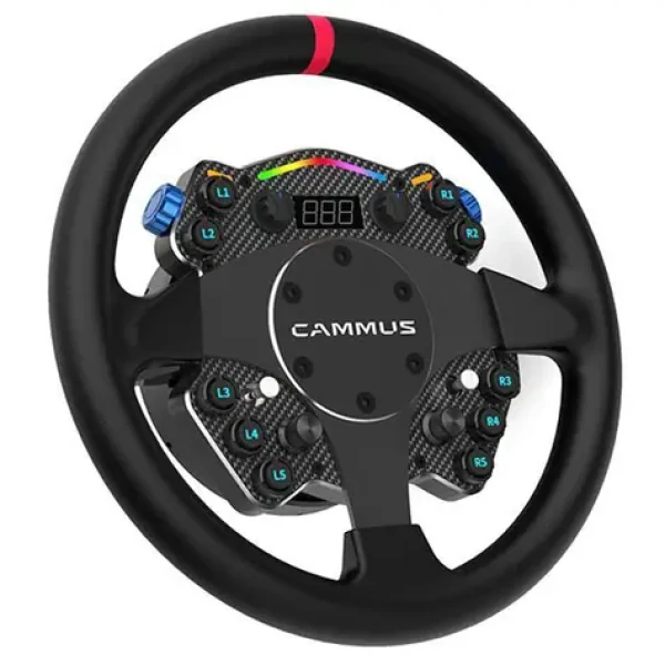 Cammus C12 Direct Drive černá / Závodní volant / 2 pádla / 20 tlačítek (C12)