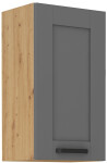 Horní skříňka Luna 40 G-72 1F Barva korpusu: Bílá, Barva dvířek: Dust Grey