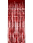 Smiffys Závěs do dveří - 91x244 cm - červený