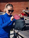 Dámská koženková crossbody kabelka VUCH Merise Black, černá