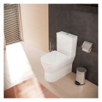 HANSGROHE - EluPura Original S WC kombi se sedátkem SoftClose, vario odpad, AquaChannel Flush, Rimless, bílá 60346450
