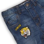 Kalhoty chlapecké džínové s elastenem, Minoti, TIGER 7, modrá - 86/92 | 18-24m