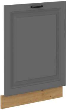 Dvířka na vestavnou myčku nádobí Stilo ZM 713x596 Barva korpusu: Dub artisan, Barva dvířek: Dust Grey