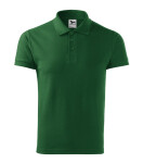 Cotton Heavy polokošile pánská lahvově zelená 2XL