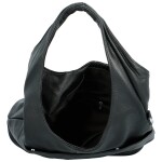 Módní dámská koženková kabelka na rameno Lucyna, černá