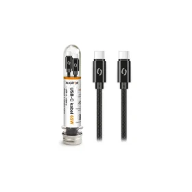 Aligator Datový kabel TUBA / 65W / USB-C/USB-C 1m černý (DAKT010)