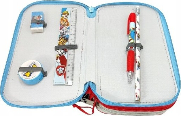 Penál třípatrový naplněný Tlapková patrola