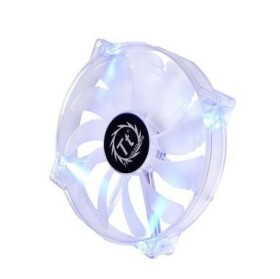 THERMALTAKE Pure 20 Transparent LED ventilátor / svítící / 200 x 200 x 30 mm / 800 RPM / 28.2 dB / modrá (69751)