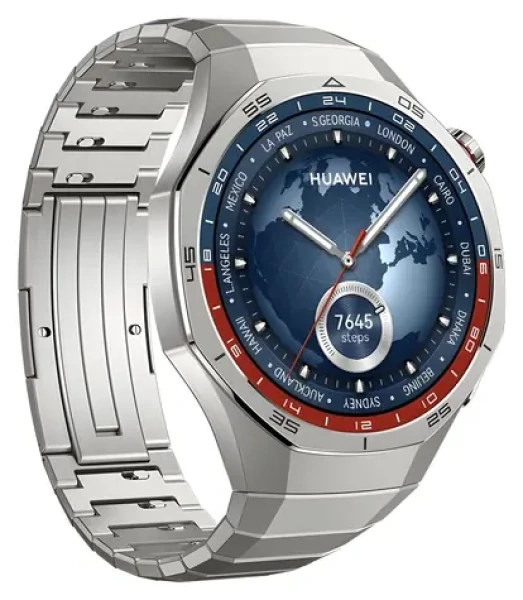 HUAWEI Watch GT 5 Pro 46mm Titan stříbrná / Chytré hodinky / 1,43" AMOLED / 466x466 / GPS + NFC / 5 ATM (55020DKB)