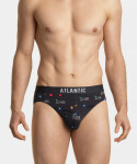 Pánské slipy ATLANTIC 3Pack - vícebarevné Velikost: M
