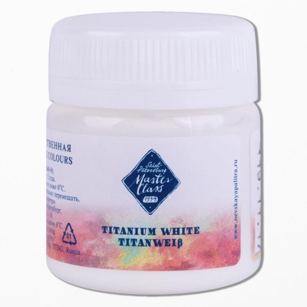 Nevskaya Palitra Kvašová barva Master Class 40ml - titanium white