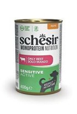 Schesir Dog konz.Monoprotein Active Hovězí paté 400g