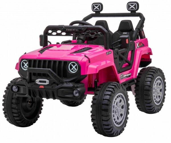 Mamido Elektrické autíčko jeep Off-road Speed 4x4 růžové