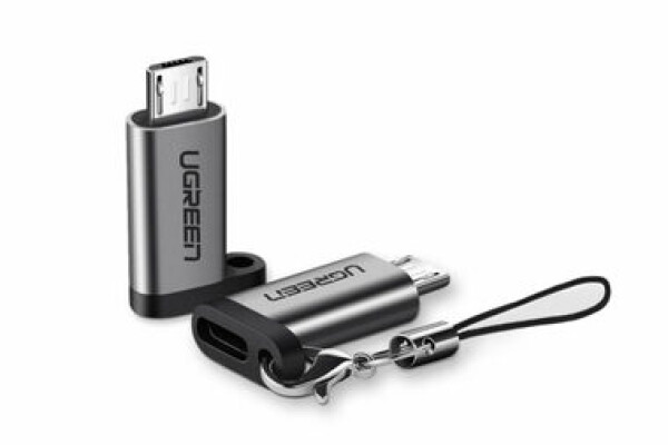 UGREEN Adaptér USB-C (F) - Micro-USB (M) šedá (6957303855902)