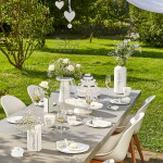 Räder Porcelánový svícen Wedding Hearts, bílá barva, porcelán
