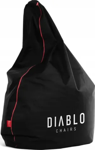 Diablo Pufa černá / Herní podnožka / doplněk k herní židli (5904405571279)