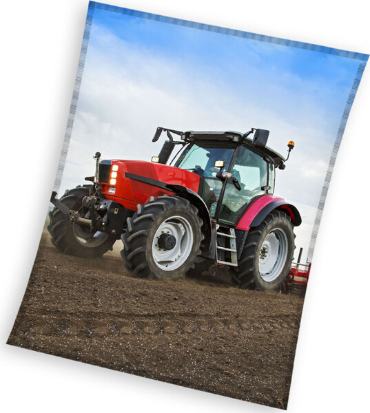 Dětská deka Traktor na Poli 130x160 cm