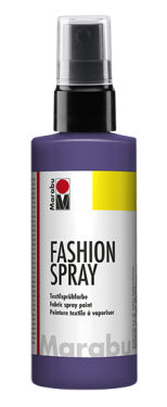 Barva na textil ve spreji Marabu Fashion Spray 100 ml - švestková 037