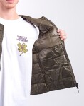 Taion Crew Neck Zip Down Vest D.OLIVE XL