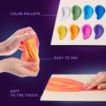 OKTO Malování hmotou motiv "#Park Guell - Barcelona" 30x40 cm, OKTO, W051127