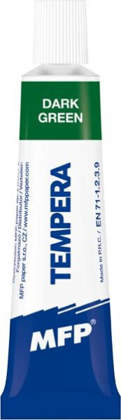 Temperové barvy 12ml zelená tmavá