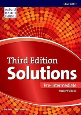 Solutions Pre-intermediate Student´s Book and Online Practice Pack 3rd (International Edition) - Tim Falla
