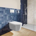 VILLEROY & BOCH - ViClean Elektronický bidet s keramikou, Rimless, CeramicPlus, SoftClosing, alpská bílá V0E100R1