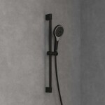 VILLEROY & BOCH - Verve Showers Set sprchové hlavice, tyče a hadice, 3 proudy, matná černá TVS109007UK0K5