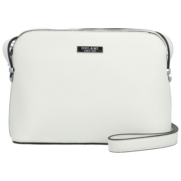 Módní dámská crossbody kabelka Delami Glamore, bílá