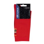 Ponožky FORCE COLOUR dlouhé, červené (Barva červená, velikost L/XL)