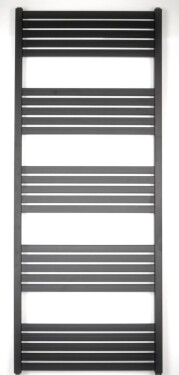 Radiátor kombinovaný SAT KH 150x60 cm černá matná SATRAKH6001500BL SATRAKH6001500BL