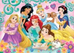 TREFL Puzzle Disney Šťastný svět princezen 200 dílků
