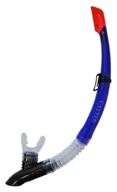 CALTER ADULT 63PVC-SILICON modrá / Šnorchl / PVC/silikon