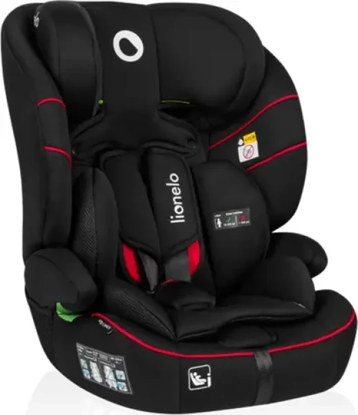 LIONELO Levi Sporty Black / Autosedačka / i-Size 76-150 cm / 3bodový pás / ECE R129 (LO-LEVI ONE I-SIZE SPORTY BLACK)