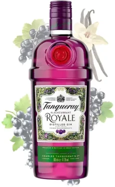 Tanqueray Blackcurrant Royale / Gin / Ochucený / Černý rybíz / 41,3% / 0,7l (5000291025824)