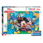 Puzzle Mickey Friends 104 dílků