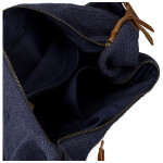 Trendy textilní dámská kabelka na rameno Ester, tmavě modrá