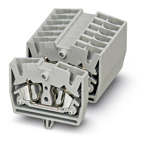 Phoenix Contact 3244164 průchodková svorka 5.2 mm pružinová svorka šedá 50 ks