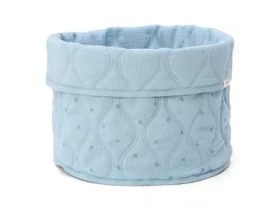 Little Dutch Košík textilní oboustranný velký Pure Denim Blue (DE30245035LD)
