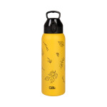 Žlutá termoláhev 680 ml - Listy - Albi