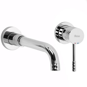 REA - Podomítková umyvadlová baterie LUNGO Diamond Chrom + BOX REA-B6382