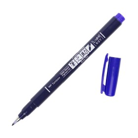 Tombow Fudenosuke Hard štětcový fix modrý