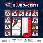 JF Turner Kalendář Columbus Blue Jackets NHL 2025 Wall Calendar
