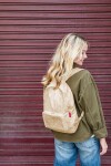 Skládací batoh Reisenthel Mini Maxi Rucksack Leo vanilla