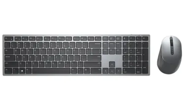 DELL KM7321W HU šedá / Set bezdrátové klávesnice a myši / HU / 2.4GHz / Bluetooth / USB (580-AJQI)