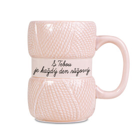 Pletený hrnek - S Tebou